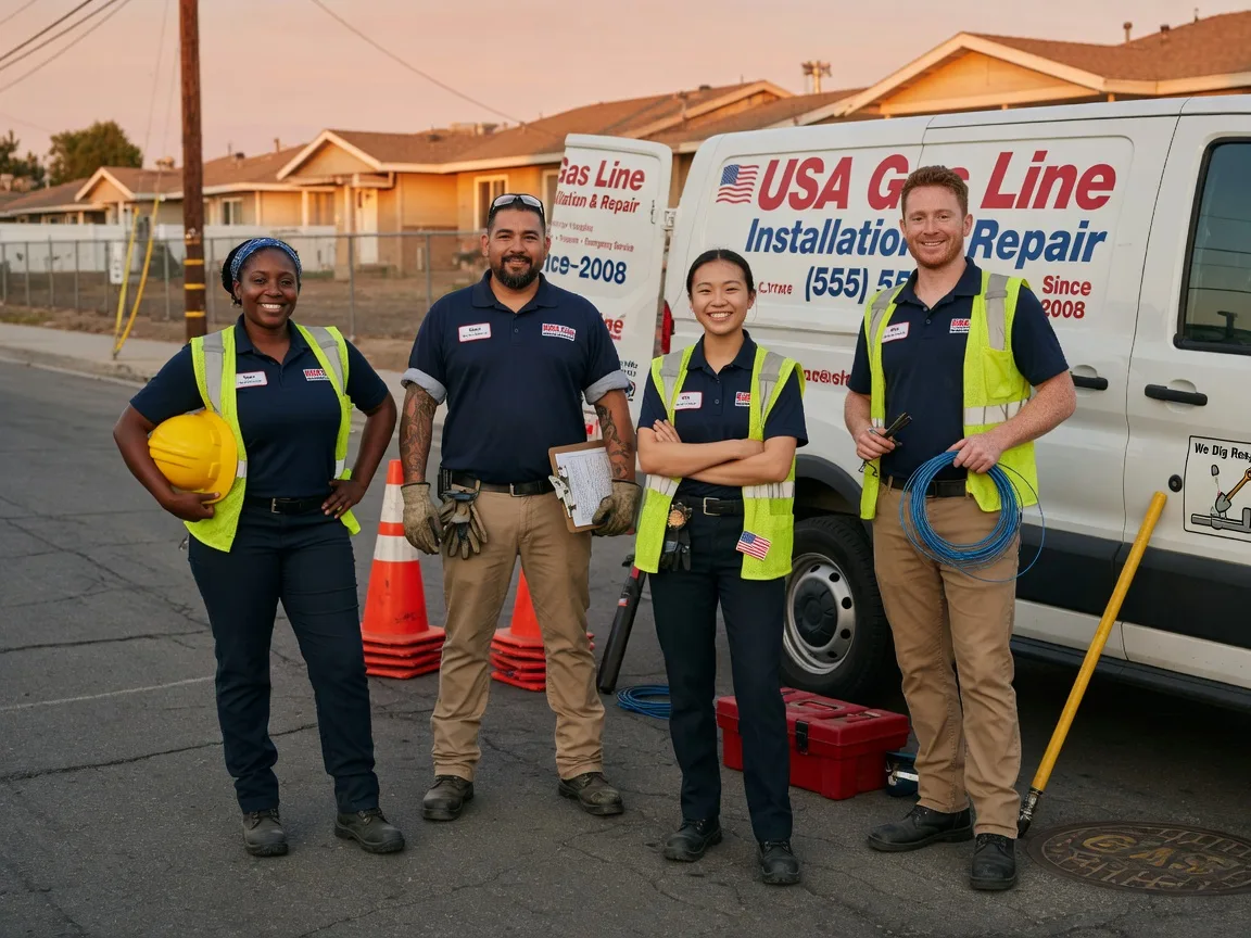Gas Line Installation company in Pleasant Valley, IA